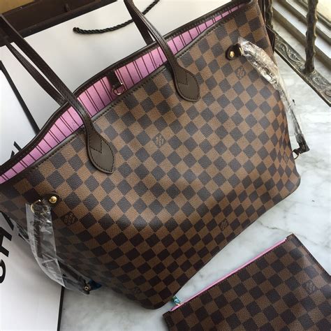 lv neverfull monogram|Lv monogram Neverfull pink interior.